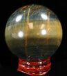 Polished Tiger's Eye Sphere - Cyber Monday Deal! #37694-1